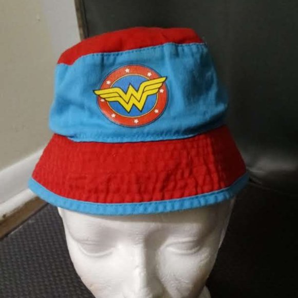 Kids Wonder Woman Bucket Hat - Picture 2 of 7